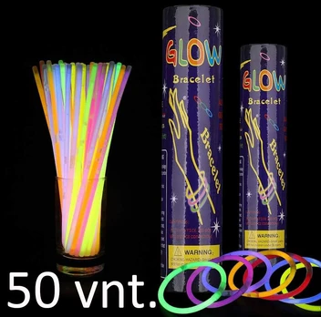 Storegd Šviečiančios Apyrankės, 50vnt.