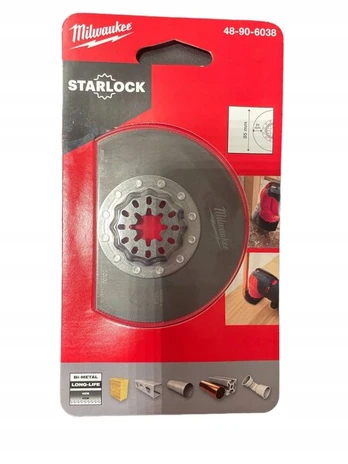 Milwaukee Starlock segmentinis pjūklelis 85x20mm, metalui, medienai, plastikui