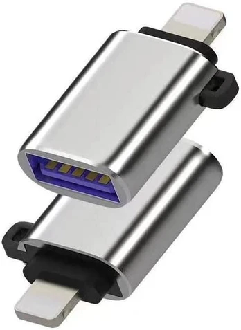 USB adapteris MicroConnect Žaibas - USB Silver (Lightning- USB3.0 adapteris)