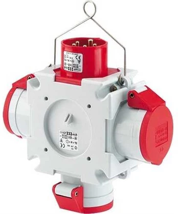 Bals Krydsfordeler CEE 5P 32A 380V H6 3afg