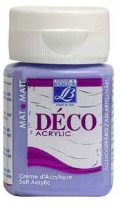 Lefranc Bourgeois LEFRANC & BOURGEIS DECO SOFT ACRYLIC 50 ML LEVENDER 802