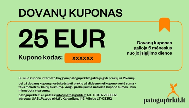 25 eurų dovanų kuponas