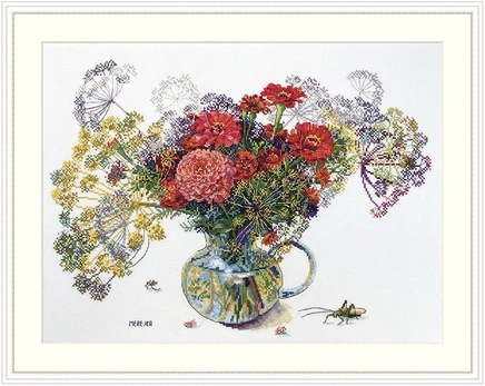 Merejka Zinnia ir krapai SK210B