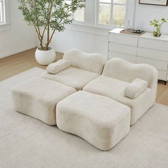 Modulinė sofa, 2 sėdimos vietos, 2 otomanės, 32D putos, 1 vnt