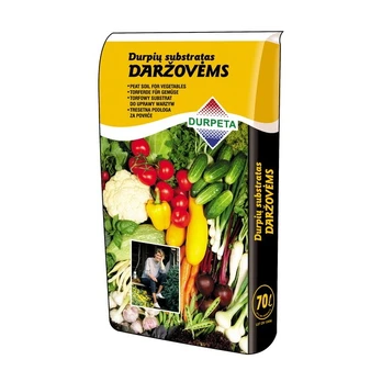 Daržovių durpių substratas DURPETA, 70 l