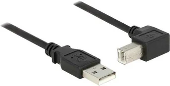 DeLOCK 2m USB 2.0, 2 m, USB A, USB B, USB 2.0, Male/Male, Juodas