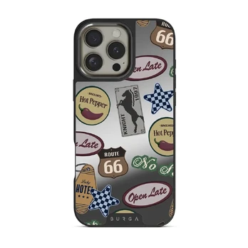 Open Late - iPhone 16 Pro Case, Elite Mirror Dark (MagSafe) / Gunmetal