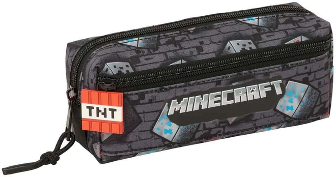 Safta Minecraft Graffiti triple pencil case