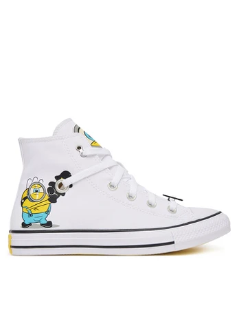Sportbačiai Converse Minions Chuck Taylor All Star A21403C Balta