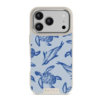Aquatic Dance - iPhone 17 Pro Case, Elite Light (MagSafe) / Silver