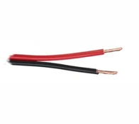 Laidas kolonėlėms 2x2.5mm² juodas/raudonas (varinis)