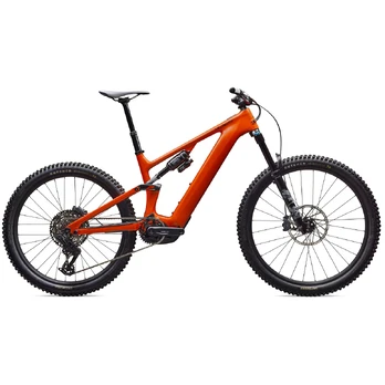 Specialized Turbo Levo 4 Comp elektrinis dviratis | Gloss Orange Tint Over Silver Dust - Dark Navy, S4