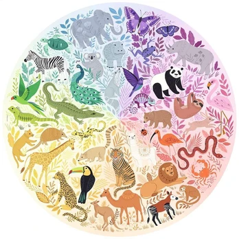 Dėlionė Ravensburger Animals 17172, 52 cm x 52 cm