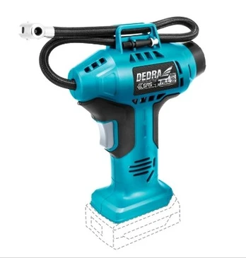 Dedra DED7078 Akumuliatorinis pistoletinis kompresorius 18V, 11b