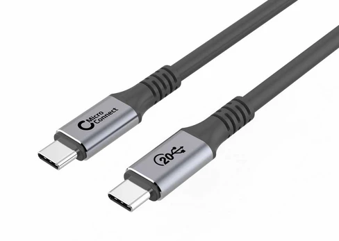 Kabelis USB MicroConnect USB-C - USB-C 1.5 m Juodas (USB3.2CC01.5)