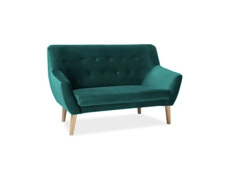 Sofa NORDIC 2 VELVET, žalia