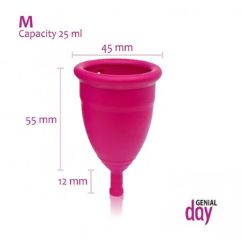 Gentle Day Genial Menstrual Cup Menstruacinė taurelė, Medium