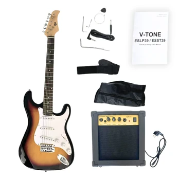 V-TONE ESST39 SB elektrinė gitara 4/4 stratocast