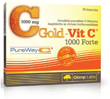 OLIMP LABS Gold-Vit C 1000 Forte kapsulės N30