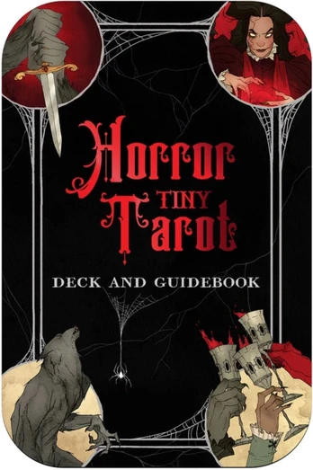 Horror Tiny Tarot Deck and Guidebook