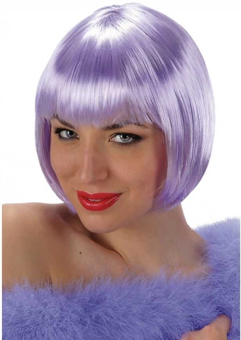 Perukas trumpas "Lovely" violetinis
