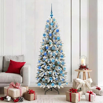 Dirbtinė Kalėdų eglutė su 300 LED Balta 73 x 73 x 180 cm