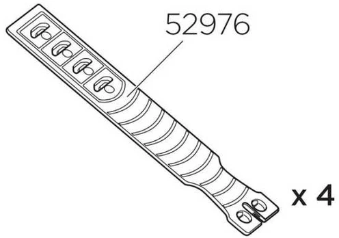 Thule Sweden 4 stk. Thule reservedel 52976 til WingBar edge