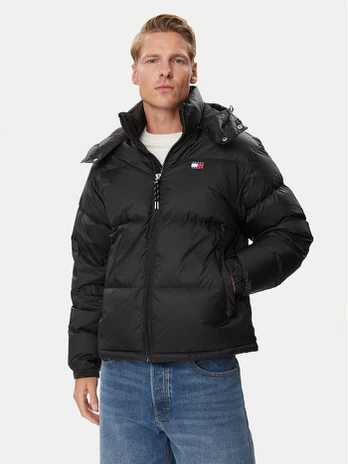 Tommy Jeans Pūkinė striukė DM0DM22036 Juoda Regular Fit