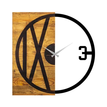 Sieninis laikrodis Wooden Clock 24