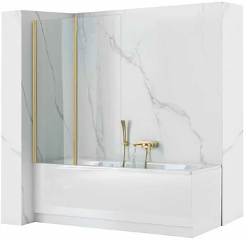 Vonios sienelė Rea Agat-2, 100 cm, Brushed Gold