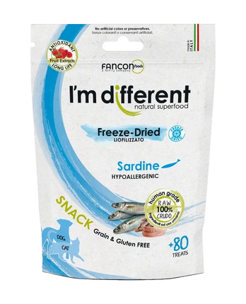 Liofilizuotos sardinės | Diff Snack 40 g