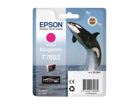 Spausdintuvo kasetė Epson T7603, violetinė