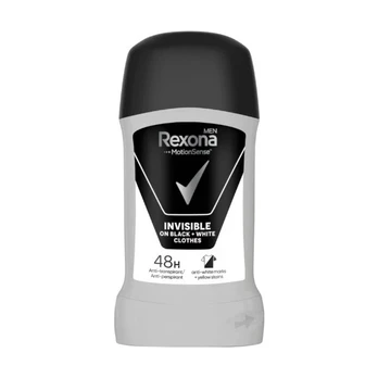 Rexona - Deodorant Invisible Men Motionsense Black + White 50 ml