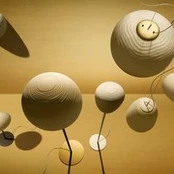 "Foscarini Rituals 1" grindų lempa su reguliatoriumi, balta