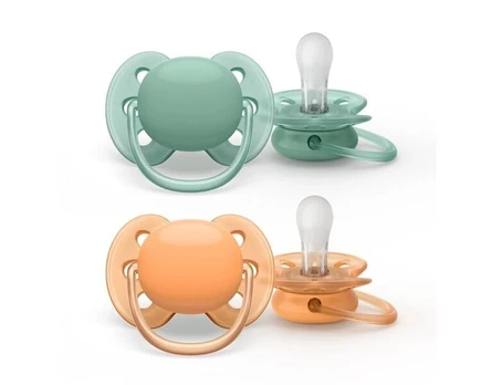 Čiulptukas Philips Avent Ultra soft Neutral, 0-6 mėn, 2 vnt.