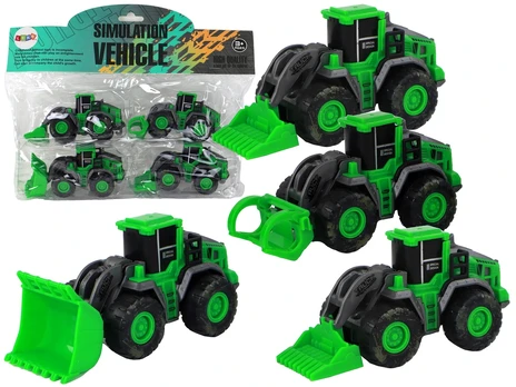 Žaislinė sunkioji technika Simulation Vehicle, žalia