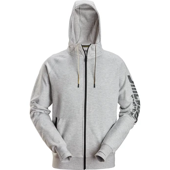 Džemperis SNICKERS WORKWEAR 2895 su gobtuvu, pilkas