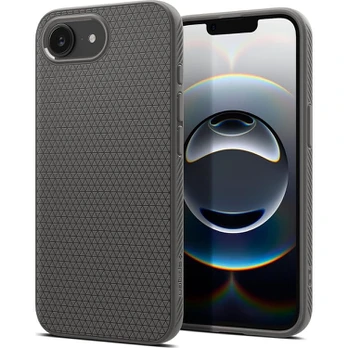 Spigen Liquid Air, marmuro pilkumo - iPhone 16e