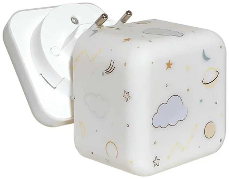 Cloud B Przenośna lampka nocna Cube B™ – świecąca kostka - Kosmos