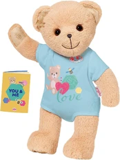 Pliušinis žaislas Zapf Creation Bear 835593, mėlyna/smėlio, 36 cm kaina