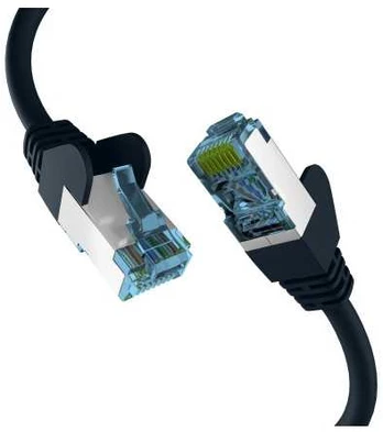 Efb Elektronik EFB RJ45 Patchkabel mit Cat7 Rohkabel 20.00m juodas
