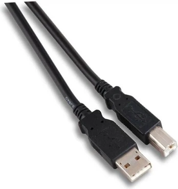 EFB USB2.0 Anschlusskabel A-B,St.-St.,5,0m,juodas,Classic