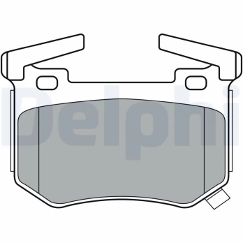 DELPHI LP3397 Brake pad set