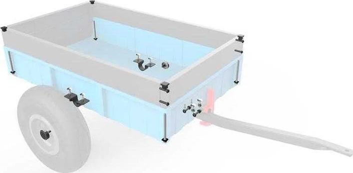 Berg Large Trailer - Assembly set Steel Trailer