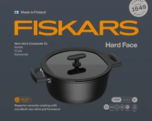 Puodas Fiskars Hard face 1075527, 5 l kaina