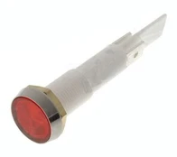 Signalinė lemputė 230V Ø10mm raudona