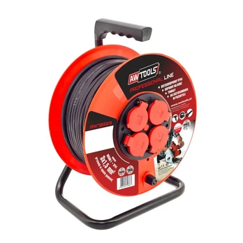 AW-Tools AWTOOLS pratęsimo laidas PROFESSIONAL 25m 3x1,5 mm 16A / 3680W / IP44