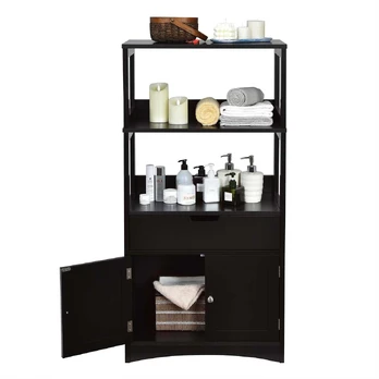 Bonideco Select Vonios spintelė 32,5x60x122cm., juodos spalvos
