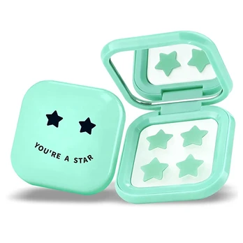 Biovène - Pimple Star Patches & Mirror Case 32 pcs. Green Patch Set