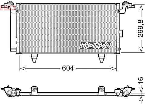 Kondensatorius, oro kondicionierius DENSO DCN36005